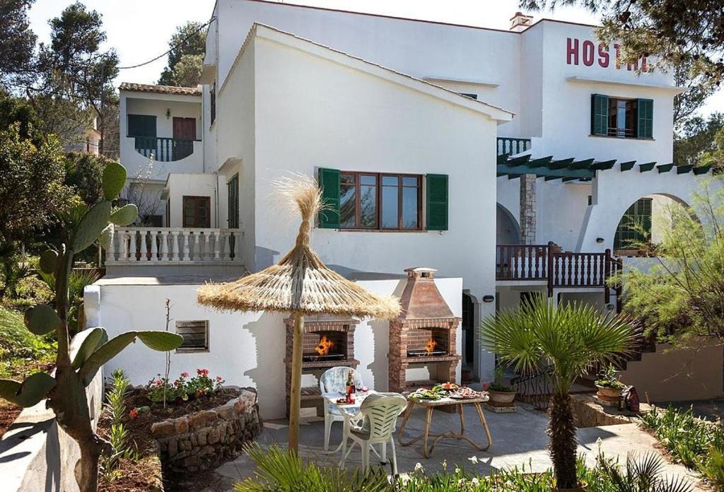 Hostal Los Pinos Cala de Sant Vicenc Zewnętrze zdjęcie